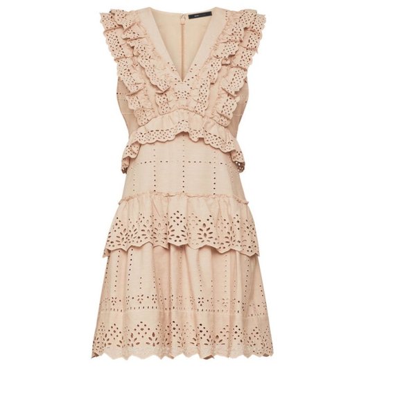 BCBGMAXZARIA Flax Eyelet Dress - Picture 4 of 8